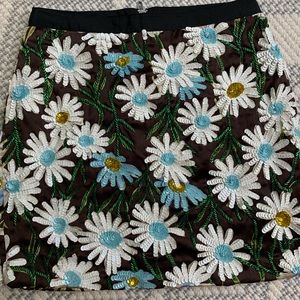 Headed topshop daisy skirt
